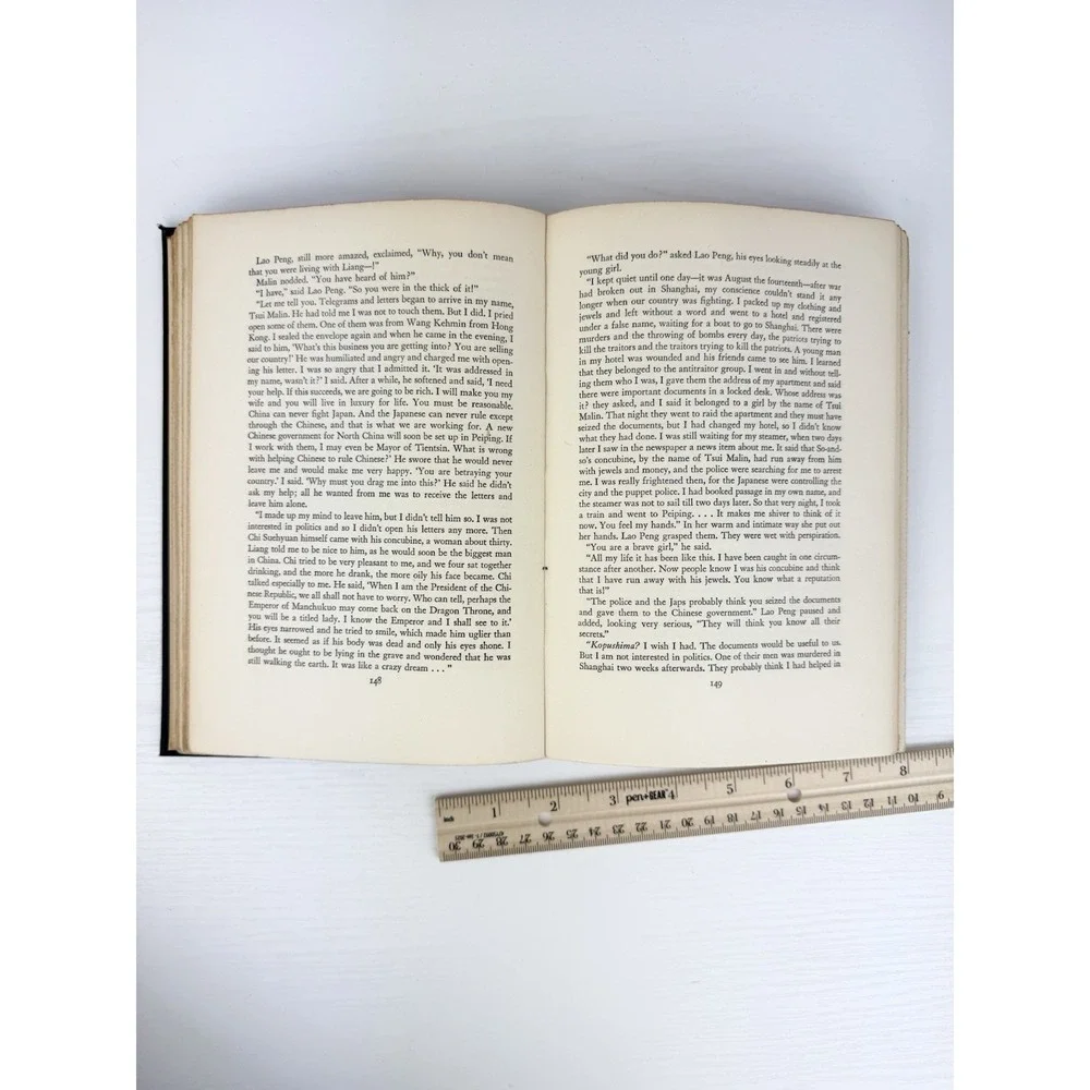 A Leaf in the Storm: A Novel of War-Swept China by Lin Yutang 1941 Early Edition